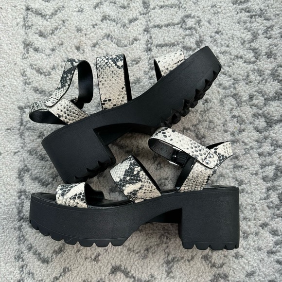 MADDEN GIRL CARTER PLATFORM REPTILE
LUG SANDALS Size 10 - Picture 4 of 12